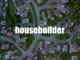 Housing Estate with "Housebuilder" Event Banner